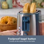 Hamilton Beach Extra-Wide Slot 2 Slice Toaster With Bagel & Defrost Buttons - Image 4