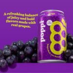 Poppi Sparkling Prebiotic Soda Beverage with Apple Cider Vinegar, Seltzer Water and Fruit Juice, Grape Flavor, 12 Fl Oz, 1 Count, Packaging May Vary - Image 3