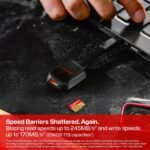 SANDISK 256B Extreme microSD Card + Adapter, Up to 245MB/s Read Speeds - Image 3