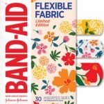 BAND-AID Brand Flexible Fabric Adhesive Bandages, Wildflower Designs, 30 Ct