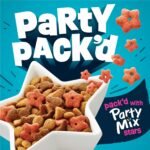 Friskies Purina Party Pack'd Crunchy Dry Cat Food, 3 lb Bag - Image 2