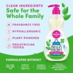 Dapple Baby - Fragrance Free Bottle & Dish Soap - 16.9 fl oz (3 Pack) - Image 4