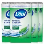 Dial Antibacterial Bar Soap, Calm & Soothe Lavender & Jasmine Deodorant Bar, 4oz (8 Bars) - Image 3