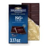 GHIRARDELLI PREMIUM DARK Chocolate Bar, 86% Cacao, 3.17oz Bar, 12 Pack
