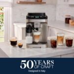 De'Longhi Magnifica Duo Automatic Espresso Machine, Milk Frother, Silver - Image 3