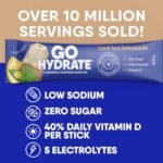 GoHydrate Sugar Free Electrolytes Powder - Iced Tea Lemonade, 30 Packs - Image 4