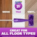 Swiffer WetJet Hardwood Floor Cleaner Spray Mop Pad Refill, Bathroom Cleaning Supplies, Hardwood Floor Cleaner, Multi Surface, 24 Count - Image 5