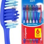 Colgate Extra Clean Adult Toothbrushes, Soft, Value 6 Pack