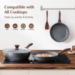 SENSARTE Nonstick Frying Pan Skillet, Swiss Granite Omelette Pan Chef's Pan - Image 3