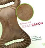 Benebone Dental Dog Chew Toy for Aggressive Chewers, Real Bacon, Medium - Image 2