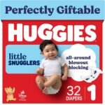 Huggies Little Snugglers Diapers Size 1, 32 Count