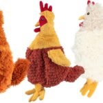 Best Pet Supplies Interactive Squeaky Dog Toy - Crinkle Chicken
