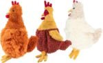 Best Pet Supplies Interactive Squeaky Dog Toy - Crinkle Chicken