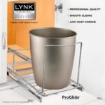 LYNK PROFESSIONAL® Pull-Out Trash Can Drawer – Sliding Organizer for Kitchen Cabinet or Under-Sink Use – Heavy Duty Storage Rack (Bin Not Included) - Image 2