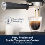 De'Longhi Classic Signature Espresso Machine, Adjustable Milk Frother - Image 4