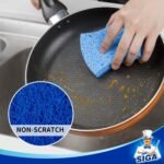 MR.SIGA Non-Scratch Cellulose Scrub Sponge, Dual-Sided Dish Sponge, 12 Pack - Image 3