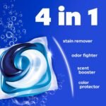 Tide 4-n-1 Ultra Oxi PODS Laundry Detergent Pacs, 57 Count, HE Compatible, Built in Pre-treater for Stains - Image 3