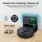 Shark AV2501S AI Ultra Robot Vacuum, with Matrix Clean, Home Mapping, 30-Day Capacity HEPA Bagless Self Empty Base, Perfect for Pet Hair, Wifi, Dark Grey - Image 3