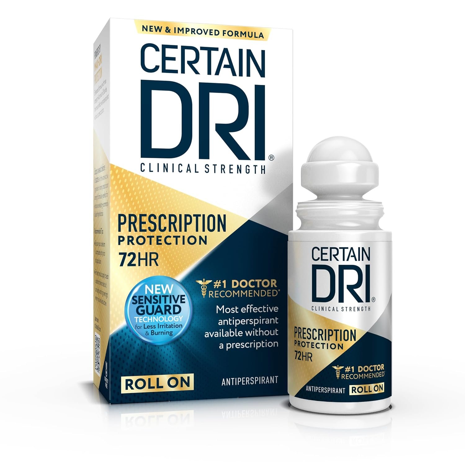 81jx7K0PNrL._SL1500_ Certain Dri Prescription Strength Clinical Antiperspirant Roll-On, 1.2 oz - Image 1