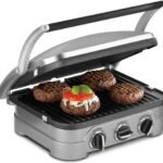 Cuisinart Panini Press and Grill, 1500W 5-in-1 Griddler, Dishwasher-Safe