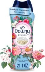 Downy Boutique Botanicals In Wash Laundry Scent Booster Beads, Boutique Fragrances inspired by the Artistry of Nature, PEONIA Scent, 21.1 oz