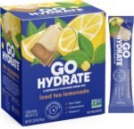 GoHydrate Sugar Free Electrolytes Powder - Iced Tea Lemonade, 30 Packs