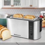 Elite Gourmet 4-Slice Long Slot Toaster, Extra-Wide Slots, 6 Browning - Image 2