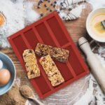 JOERSH Granola Bar Silicone Mold, 2Pcs, 8-Cavity - Image 5