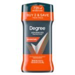 Degree Men Advanced Antiperspirant Deodorant, Adventure, 2-Pack, 2.7 oz