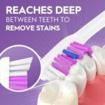 Oral-B 3D White Manual Toothbrush, 4-Pack, Stain Eraser, Soft Bristle Brushes, Adult Teeth Whitening, Daily Plaque Removal, Built-in Tongue Scraper Cheek Cleaner, Travel Size Toiletries - Image 4