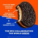 OREO REESE'S Peanut Buttery Creme Chocolate Sandwich Cookies, 12.35 oz - Image 4