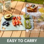 THETCHRY Plastic Cutting Board Set of 3-Cutting Boards for Kitchen BPA Free - Image 3