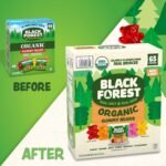 Black Forest USDA Organic Gummy Bears - 65 Pouches - .0.8Oz Each - Image 2