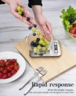 Food Scale, Digital Kitchen Scale with Grams & Ounces Units, 11lb - Image 5