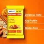 RXBAR Nut Butter and Oat Protein Bars, Protein Snacks, Snack Bars, Honey Cinnamon Peanut Butter, 23.2oz Box (12 Bars) - Image 4
