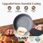 SENSARTE Nonstick Frying Pan Skillet, Swiss Granite Omelette Pan Chef's Pan - Image 2