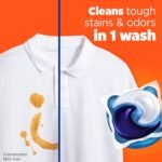 Tide PODS Laundry Detergent Soap with Downy 4-in-1 Stain Remover Freshness Softness Detergent pacs, April Fresh Scent, 32 Count - Image 5