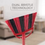 O-Cedar One Sweep Broom & Step-On Dustpan Set | Patented Wave Bristles Remove Over 99% of Dirt in One Pass | Lightweight & Quiet for Pet-Friendly Cleaning - Image 3