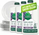 Seventh Generation Dish Liquid, Lavender Flower & Mint, 50 oz, Pack of 3