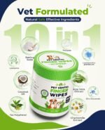 Dog Dental Wipes for Teeth Cleaning, Finger Toothbrush Wipes for Dogs Cats,Dog Teeth Cleaning Wipes Reduce Bad Breath & Plaque Tartar, No-Rinse Daily Oral Care,Dog Toothbrush & Toothpaste Alternatives - Image 5