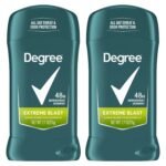 Degree Men Original Antiperspirant Deodorant 48-Hour Odor Protection Extreme Blast Mens Deodorant Stick 2.7 oz, 2 Count