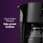 Mr. Coffee Black Coffee Maker, 12 Cups, with Auto Pause and Glass Carafe, Perfect for Home and Office Use - Image 3