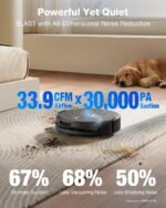 ECOVACS DEEBOT T90 PRO Omni Robot Vacuum and Mop, 30000Pa Blast Suction - Image 5