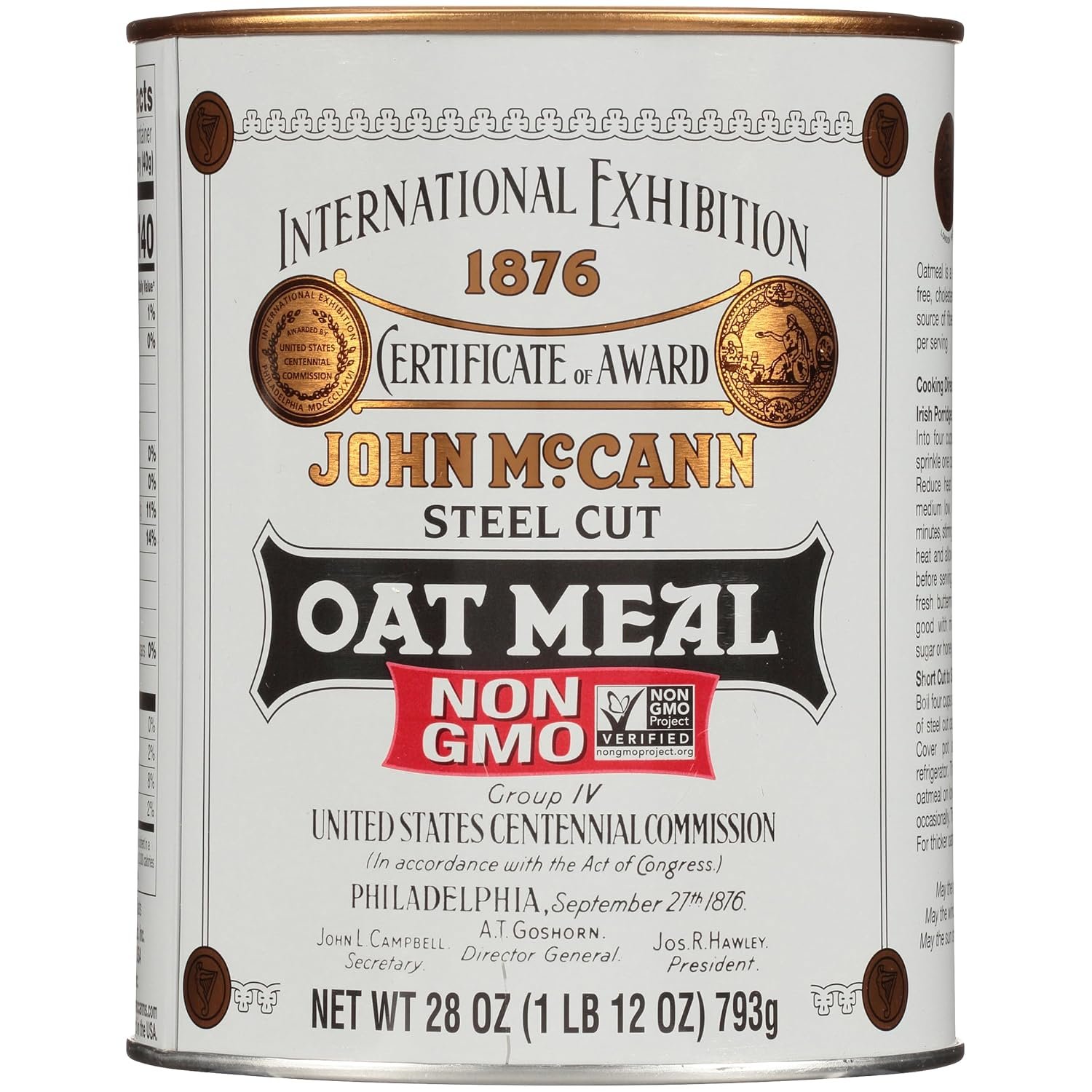 81yw8fopuJL._SL1500_ McCann's Irish Oatmeal, Traditional Steel Cut Oats, 28 Ounce - Image 1