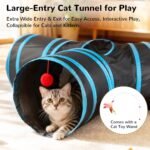 Tempcore Pet Tunnel Tube Cat Toys, Cat Tunnels for Indoor Cats - Image 4