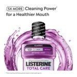 Listerine Total Care Anticavity Mouthwash, Intense Mint, 33.8 fl. oz/1L - Image 2