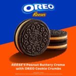 OREO REESE'S Peanut Buttery Creme Chocolate Sandwich Cookies, 12.35 oz - Image 3