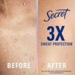 Secret Clinical Strength 100HR Antiperspirant Deodorant for Women, 3X Sweat & Odor Protection vs. Ordinary Antiperspirant, Hyaluronic Acid, Completely Clean, Invisible Solid 2.6 oz - Image 4
