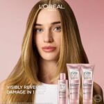 L'Oreal Paris Sulfate Free Bond Repair+ Conditioner, Hair Conditioner with Bond + Amino Acid Complex, Strengthens and Repairs Damaged or Color Treated Hair, EverPure, 23 Fl Oz (Packaging May Vary) - Image 2