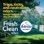 Glad Tall Kitchen Drawstring Trash Bags - Odorshield 13 Gallon White Trash Bag, Febreze Fresh Clean, 110 Count - Image 4
